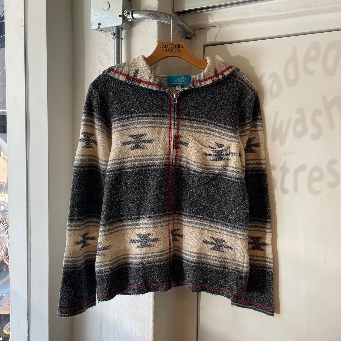 Stripe Zip Hoodie