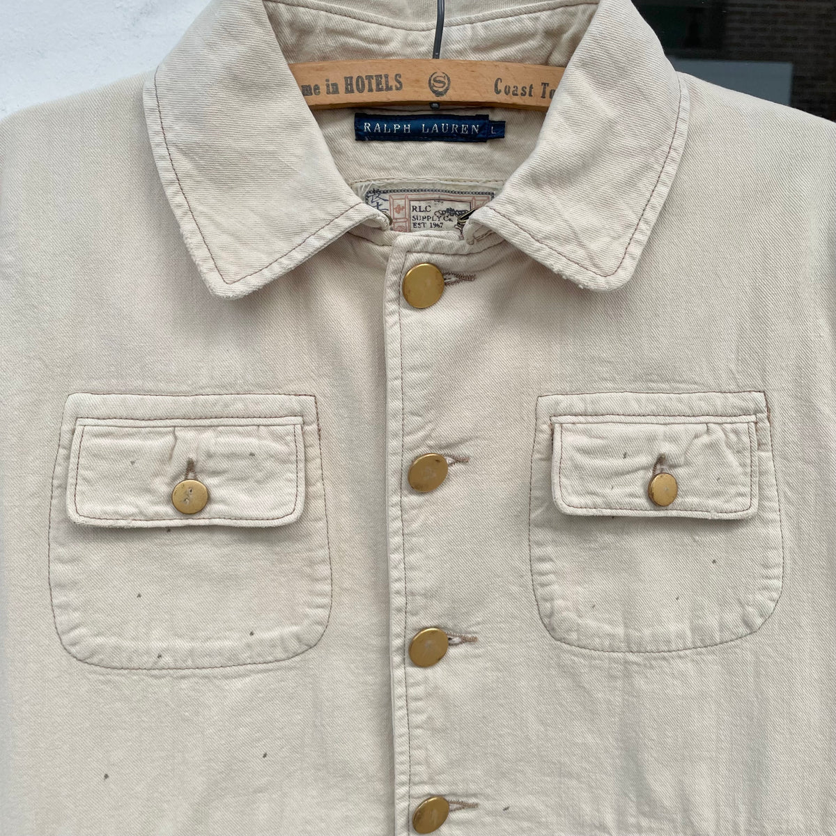Cropped Field Jacket Ivory
