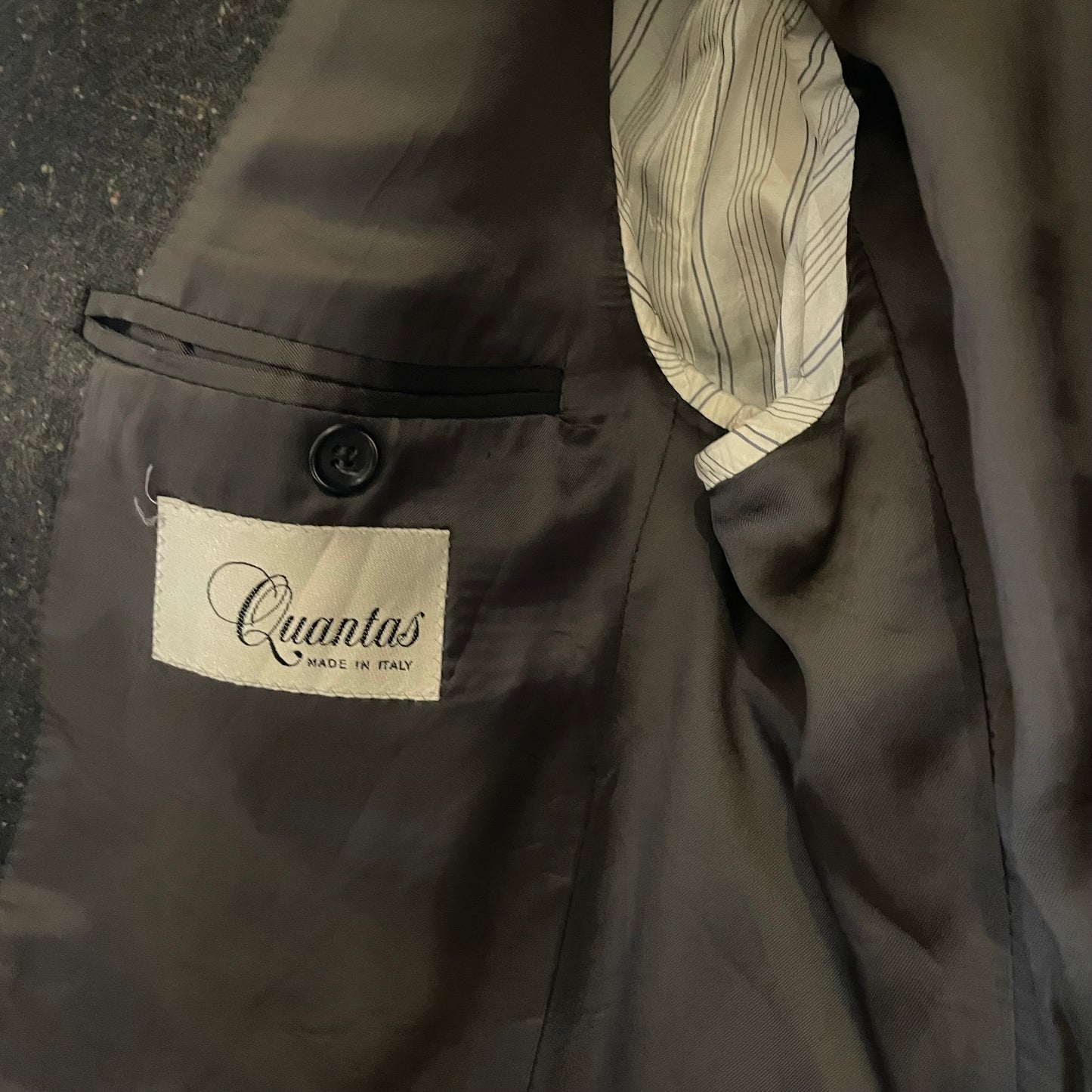 Wool Cashmere Blazer Gray