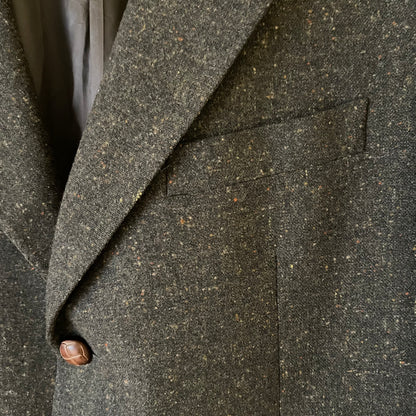 Wool Cashmere Blazer Gray