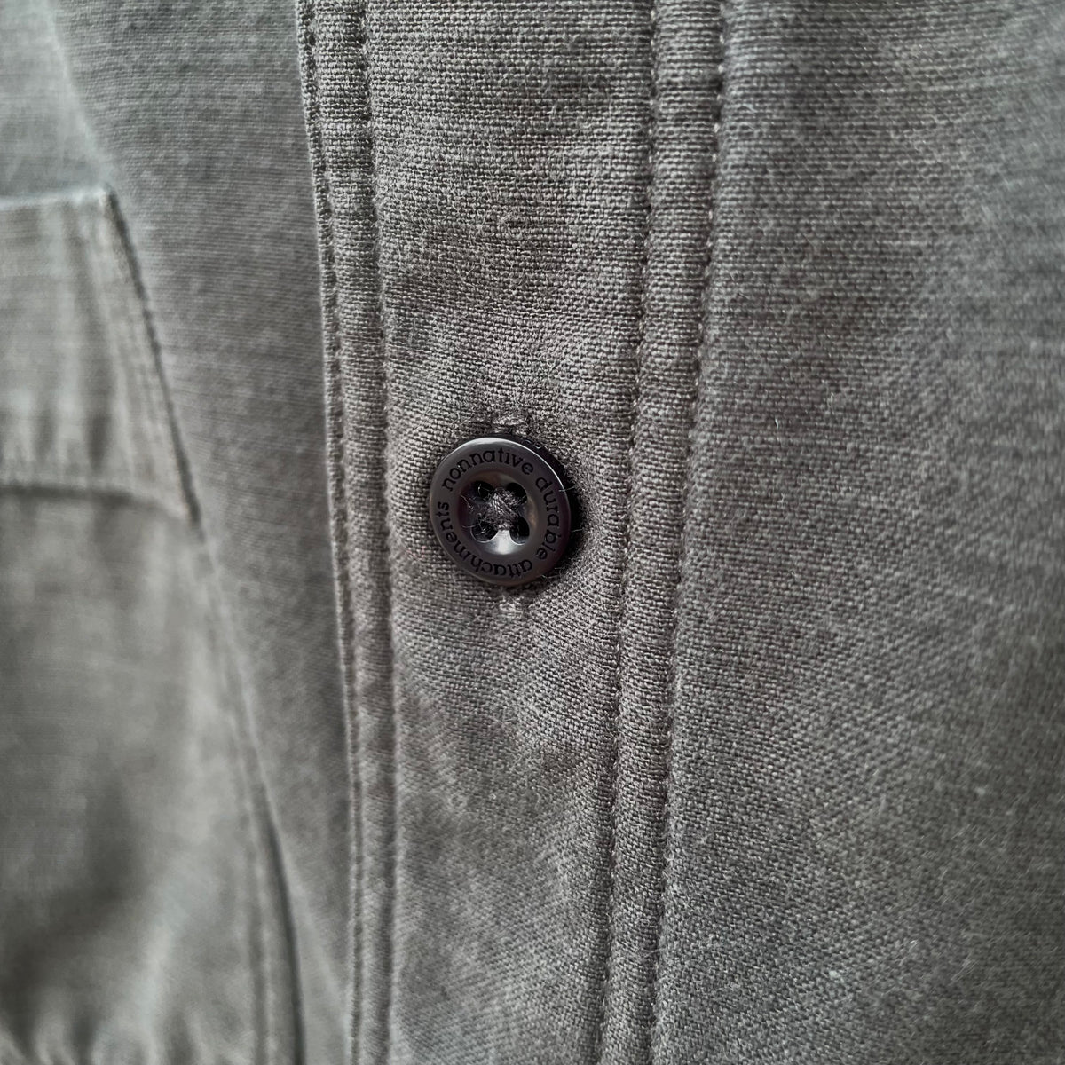 Band collar Shirt Charcoal