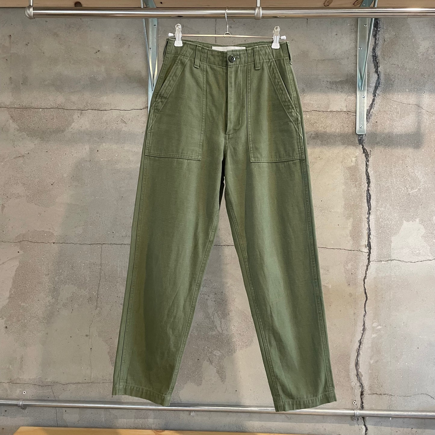 Patch Pocket Baker Pants Olive