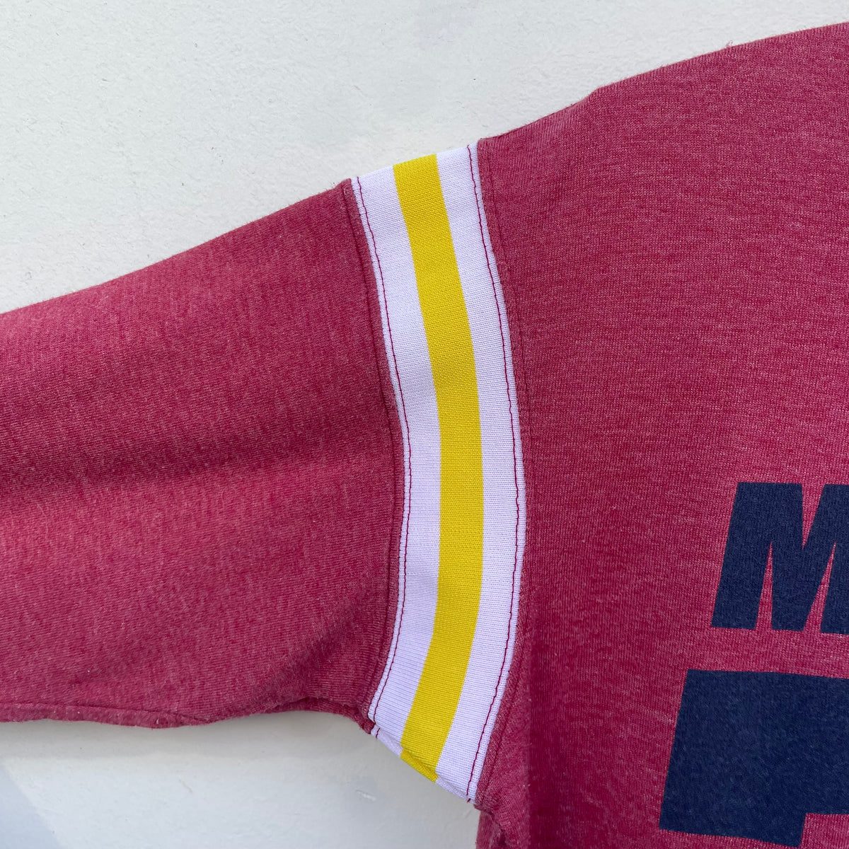 Michigan 76 Football Tee Red