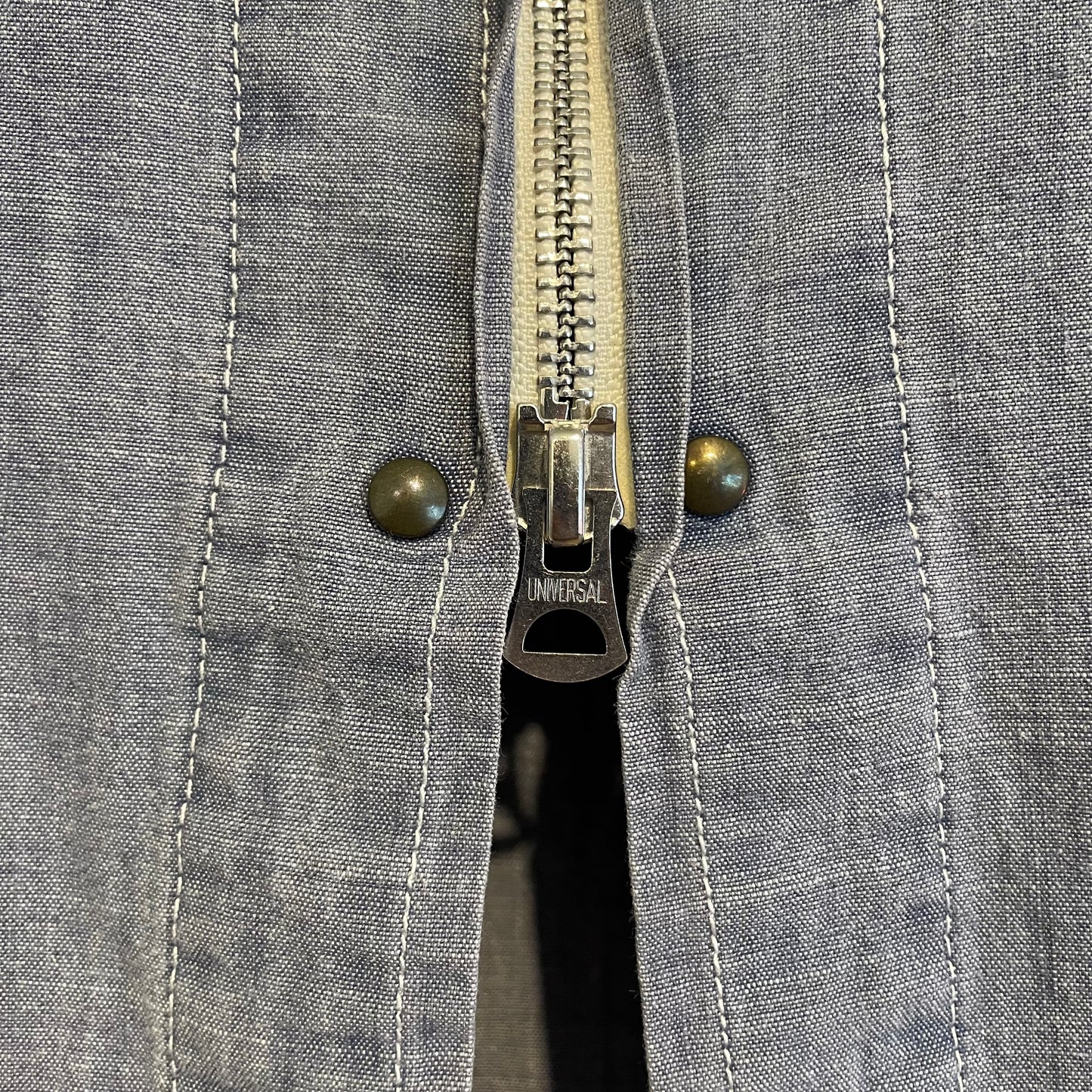 El Rito Zip Chore Jacket Blue Universal Zip