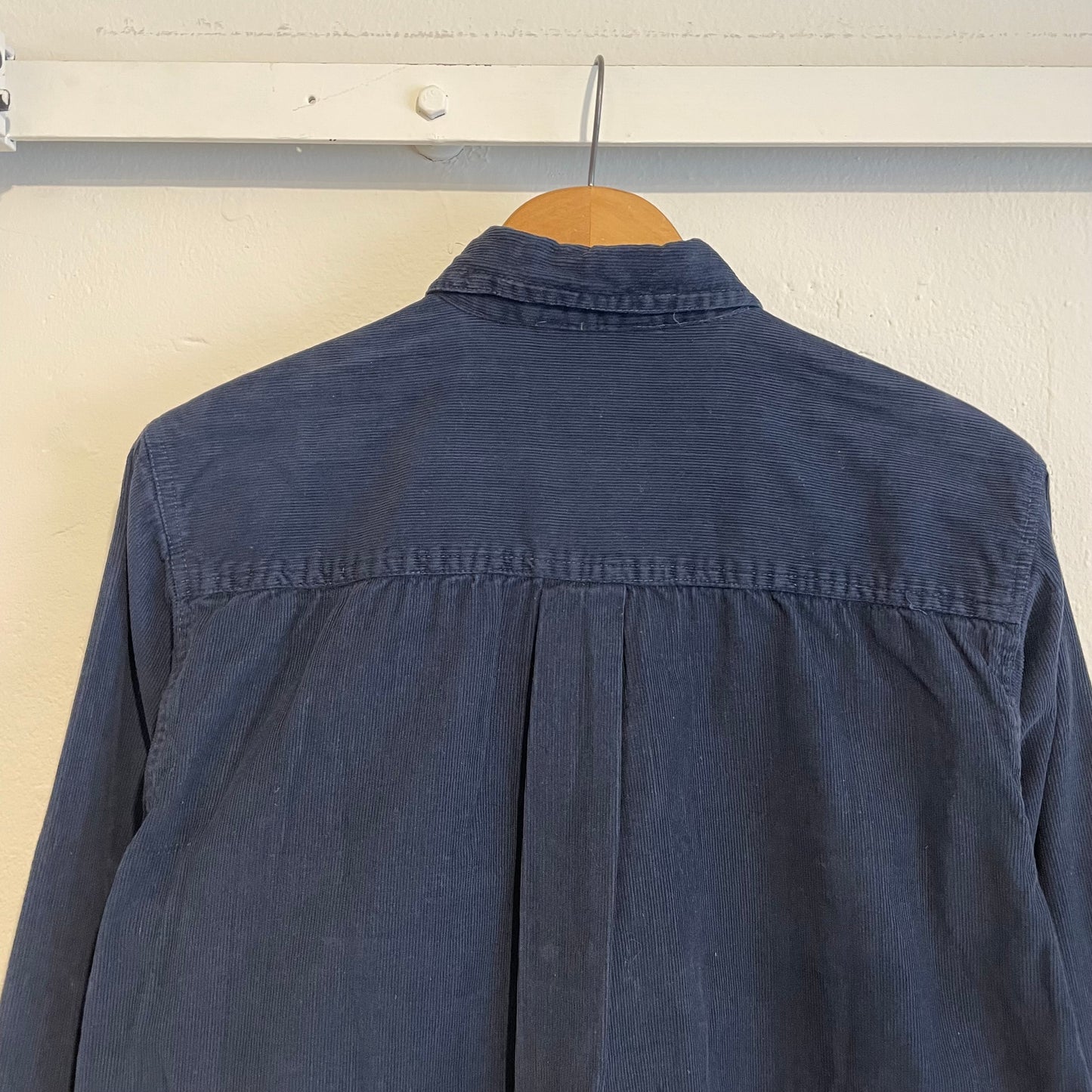 Courduroy Zip Pocket Shirt Navy