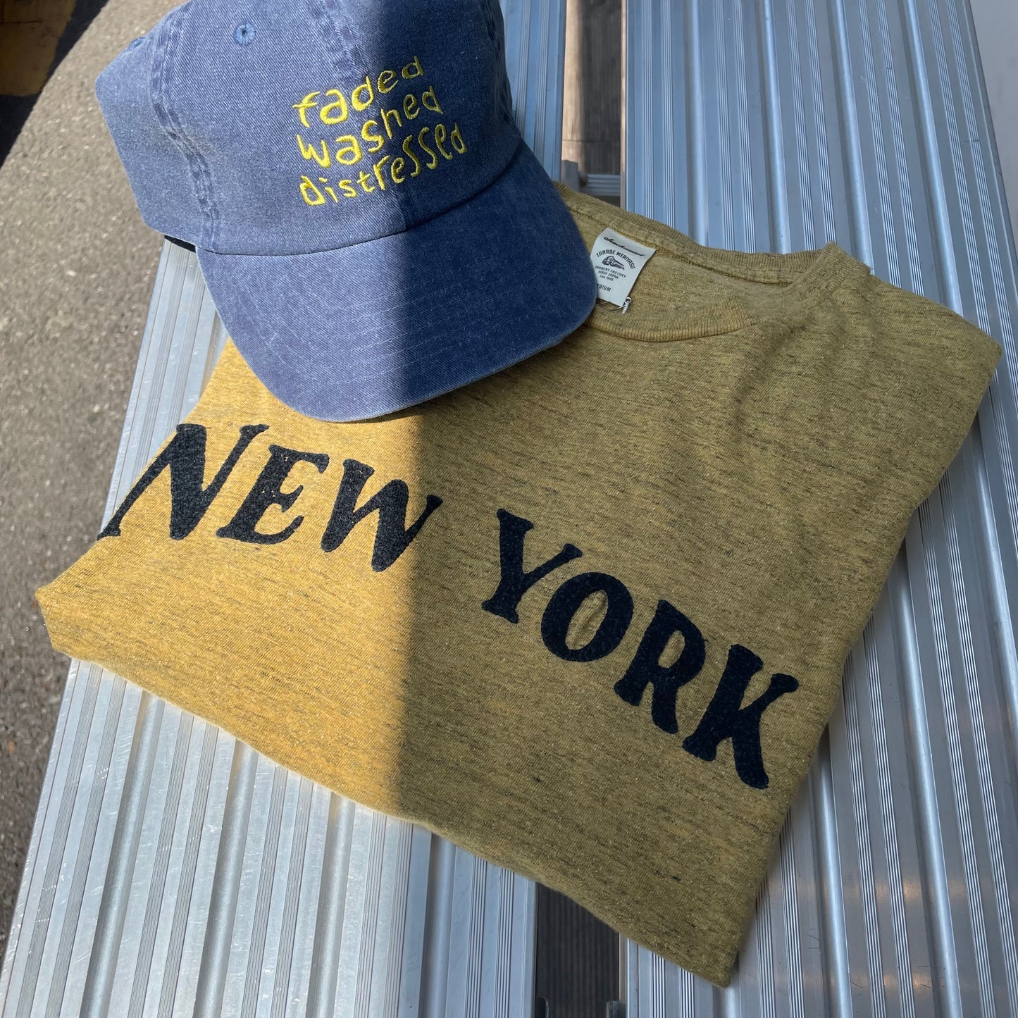 New York T-Shirt Mustard