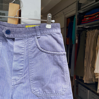 Herringbone Shorts Blue