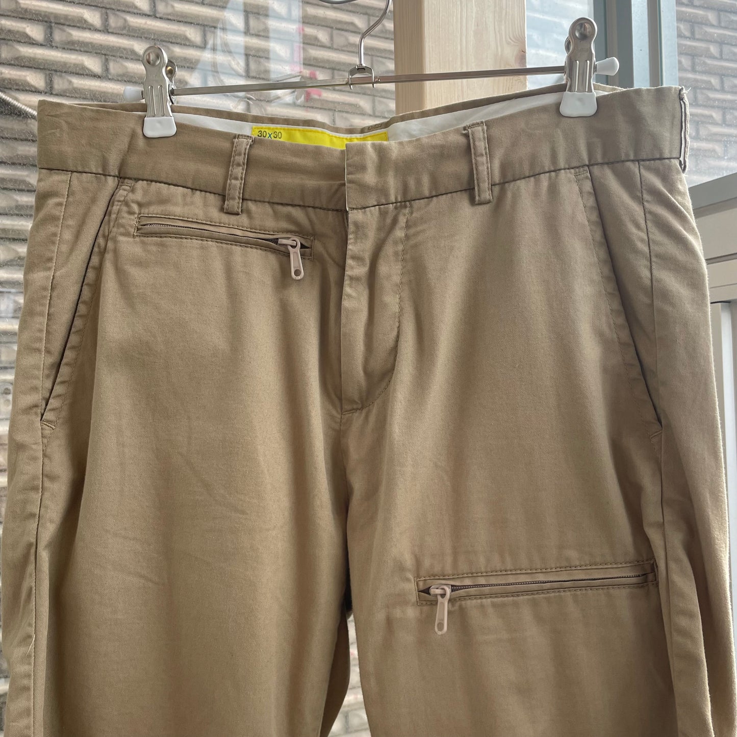 Cotton Shorts Beige