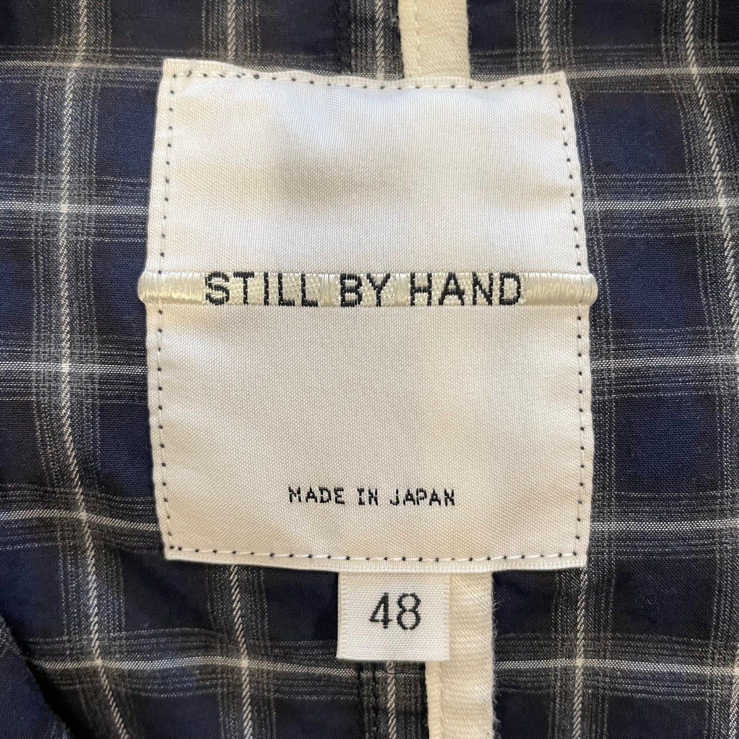 Navy Check Tailored Blazer