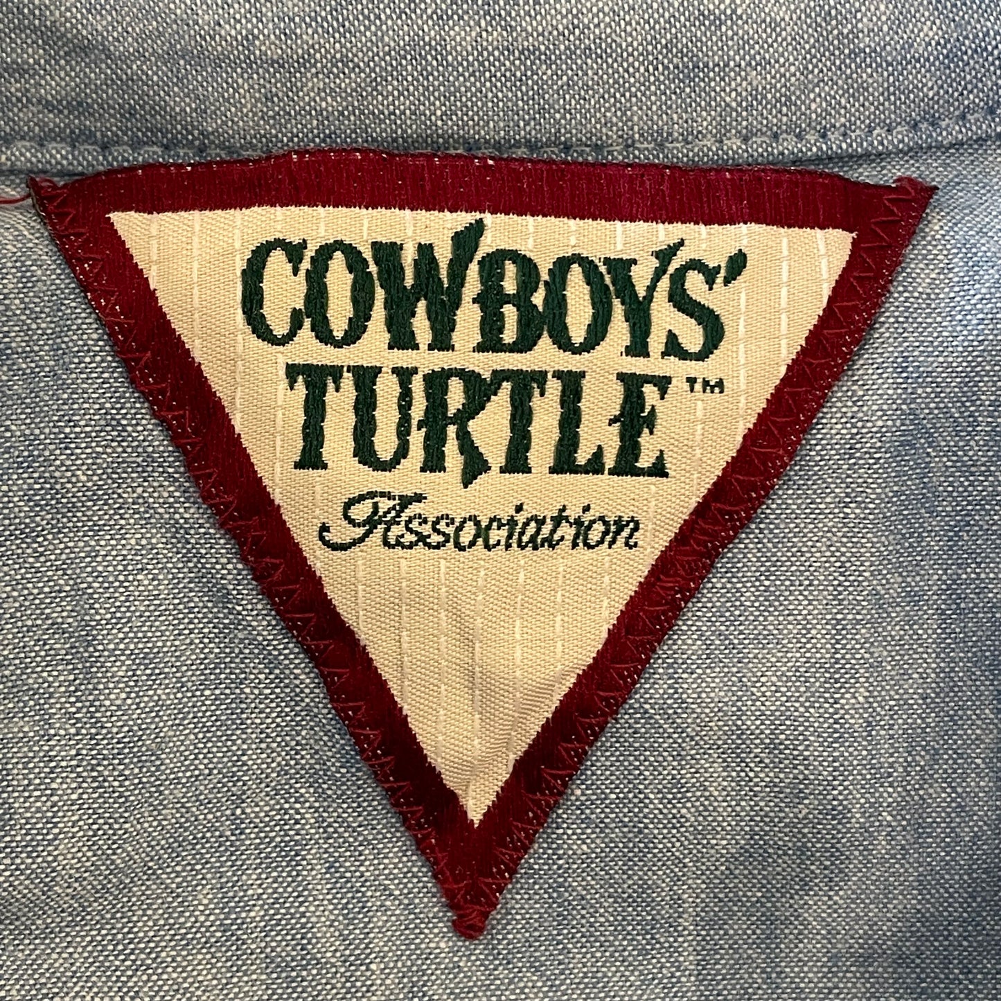 Chambray Western Shirt Blue