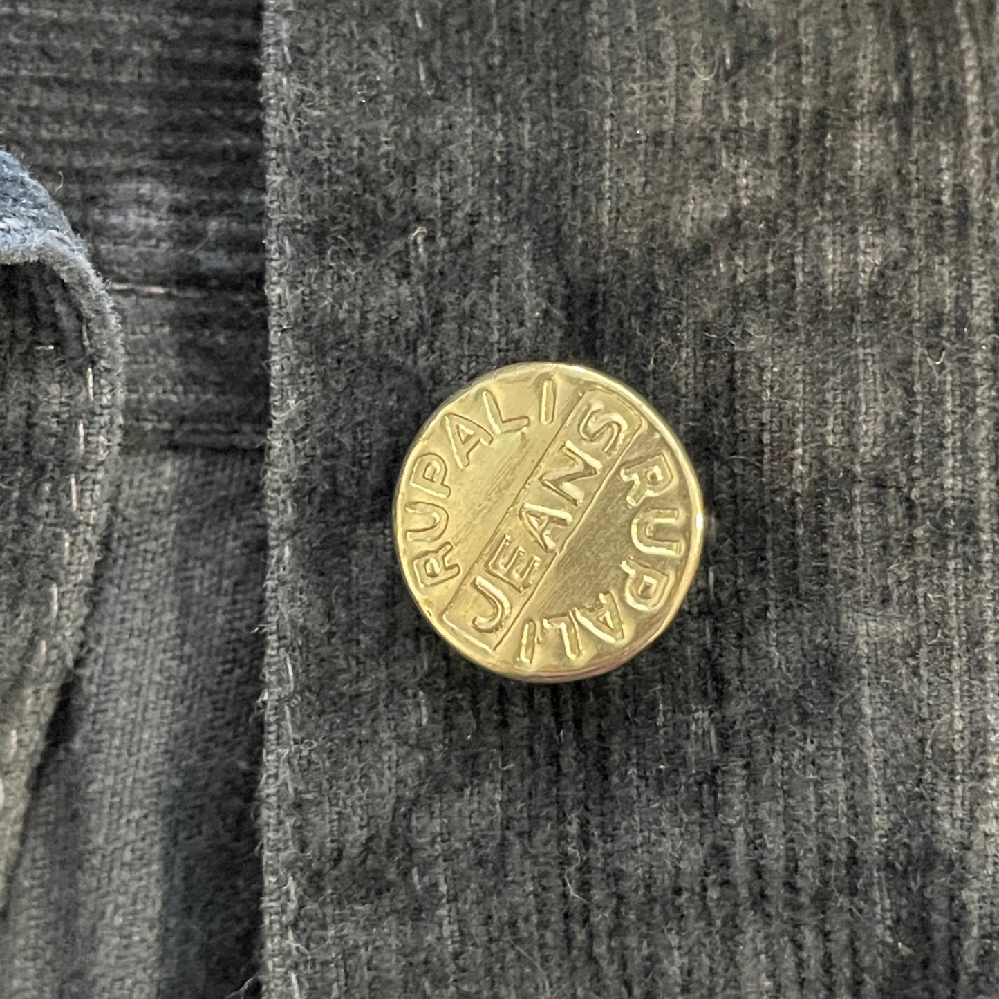 Courduroy Zip Pocket Shirt Navy