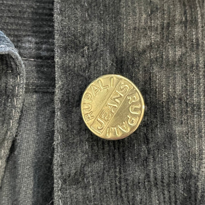 Courduroy Zip Pocket Shirt Navy