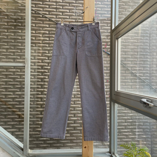 Check Pants Purple