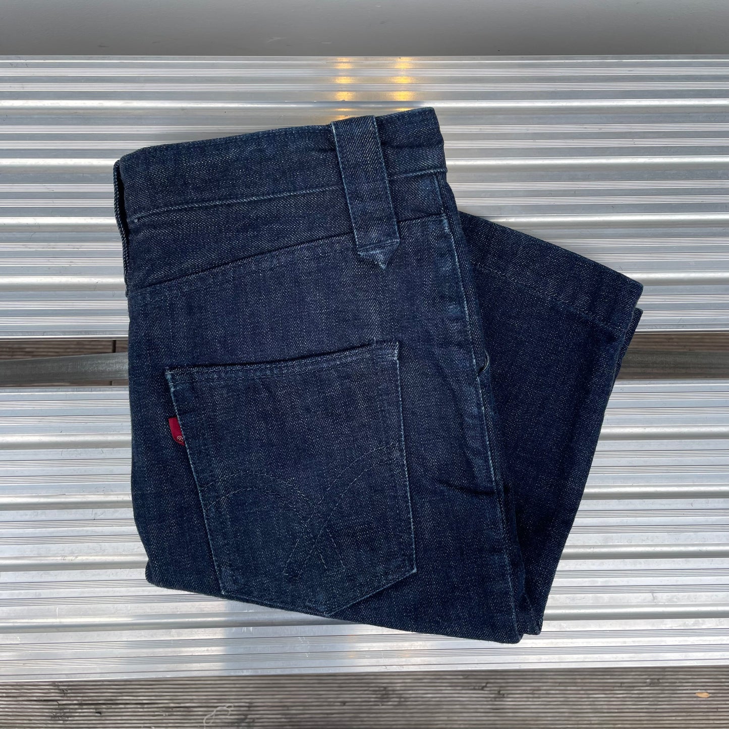 Denim Tight Skirt Blue