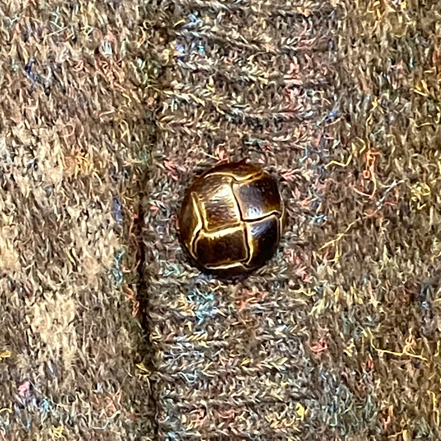 Onelia Wool Blend Cardigan Brown