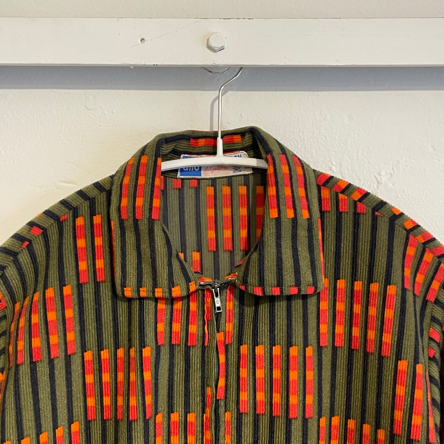 Euro Vintage Dederon Shirt Khaki / Orange