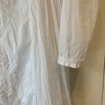 Hand Embroidered Blouse White