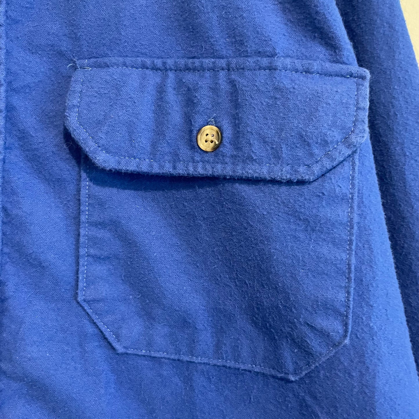 Chamois Cloth Shirt Bluegrey