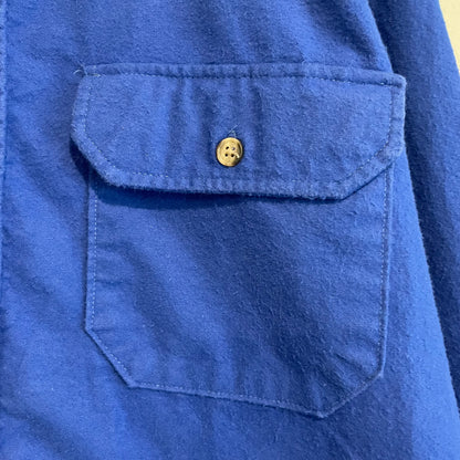 Chamois Cloth Shirt Bluegrey