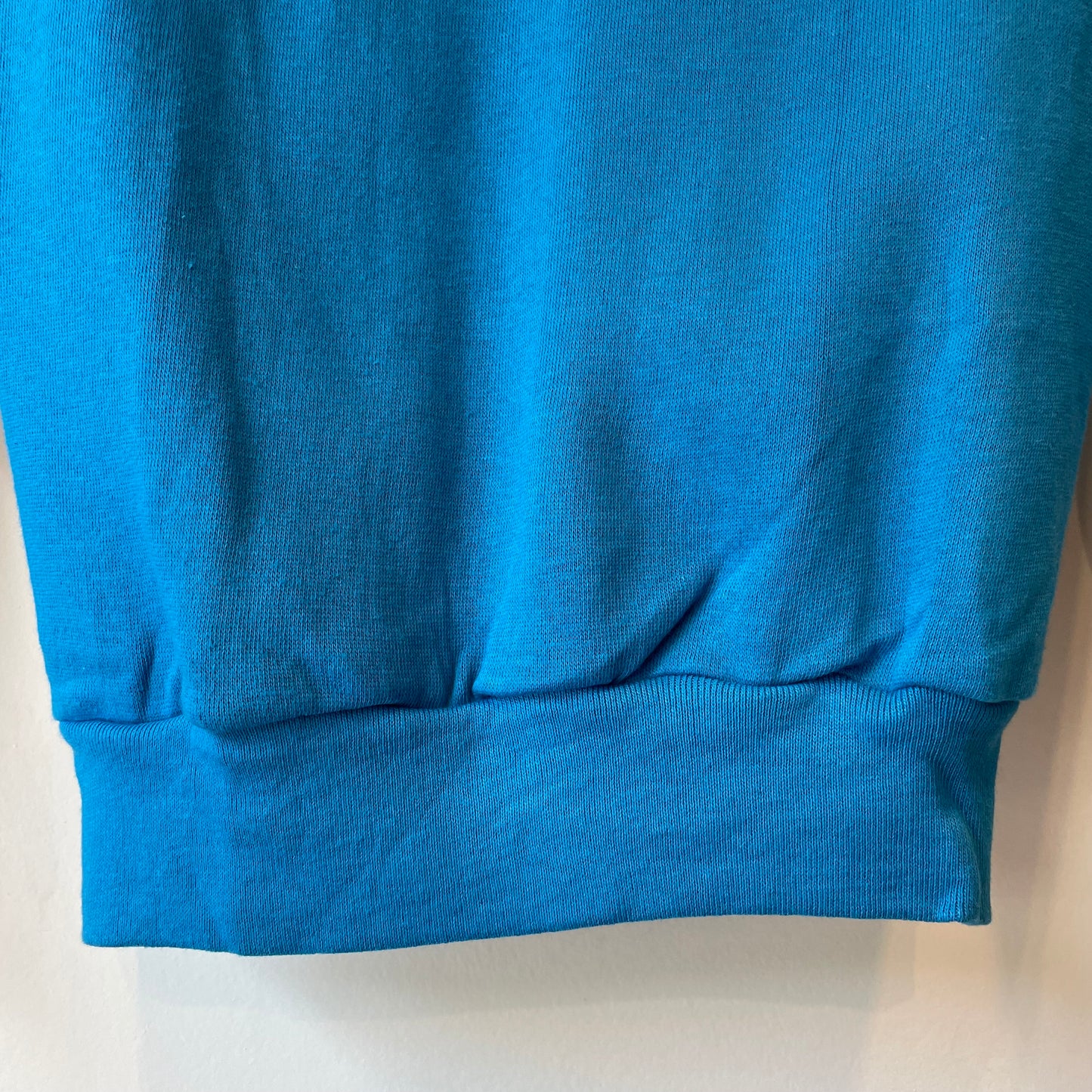 Deadstock Blank Raglan Sweatshirt Turquoise