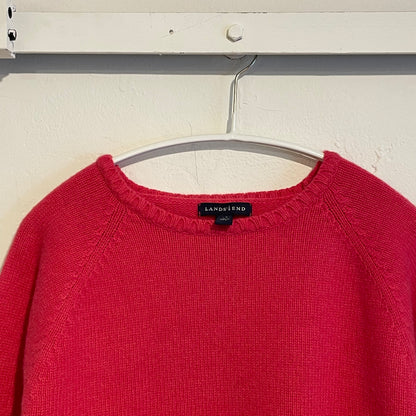 Cashmere Blend Knit Sweater Pink