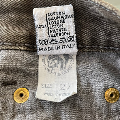 Brown Twill Pants Relaxed Fit