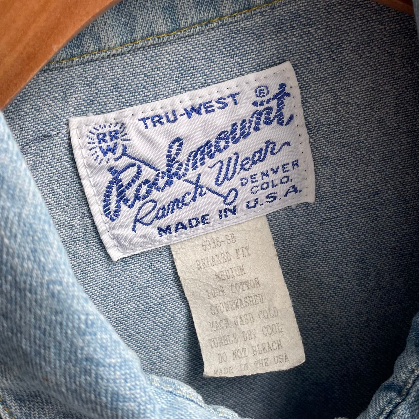 Denim Western Shirt Blue