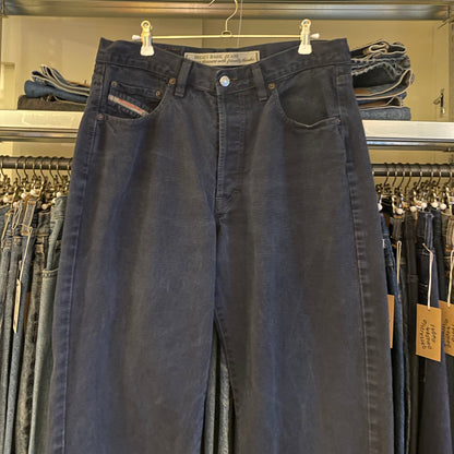 Navy Twill Pants Regular Tapered