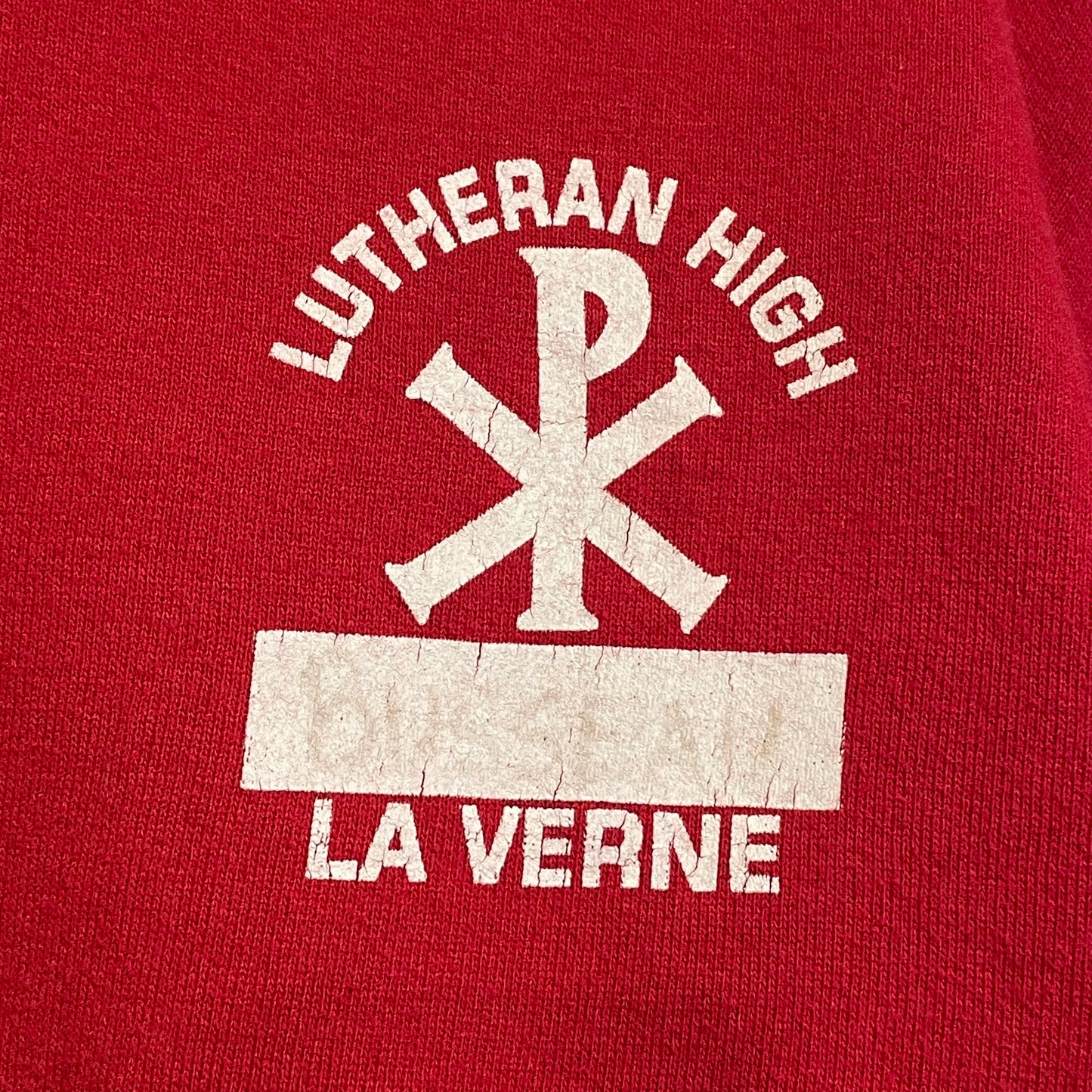 Lutheran High Hoodie Red