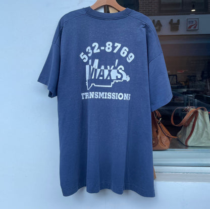 Max's Transmissions T-Shirt Navy