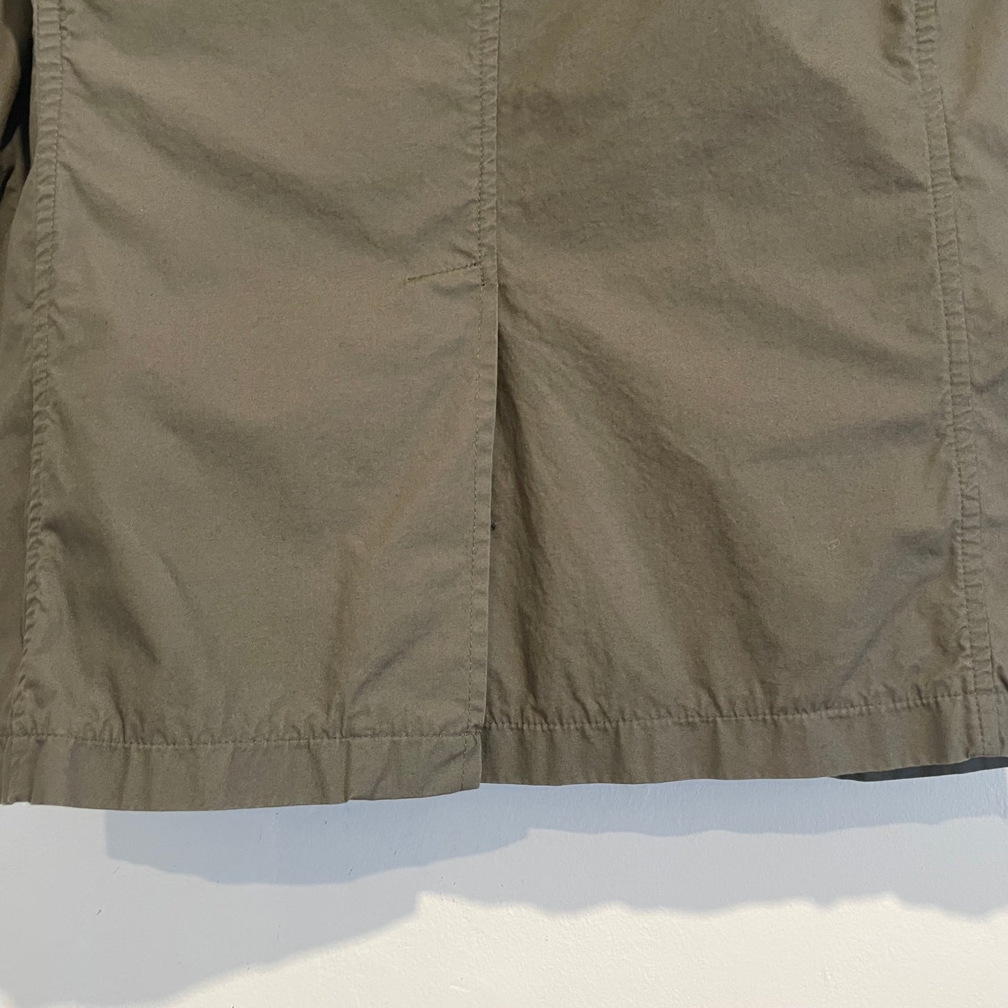 Notch Lapel Workwear Blazer Olive