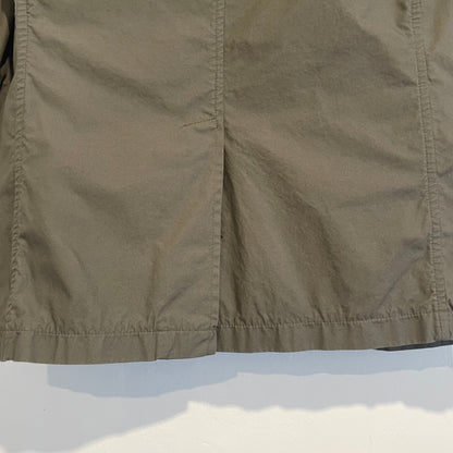 Notch Lapel Workwear Blazer Olive