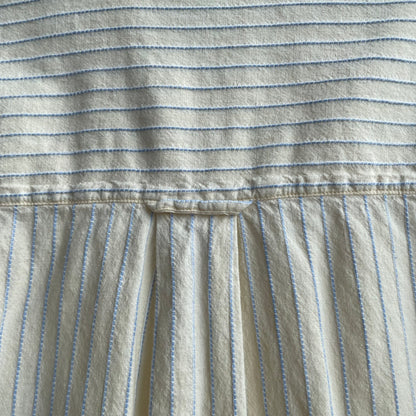 Stripe Short Sleeve Shirt Ivory