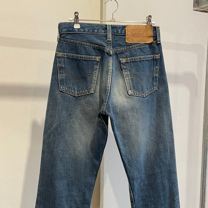 501 Button Fly Jeans Straight Blue
