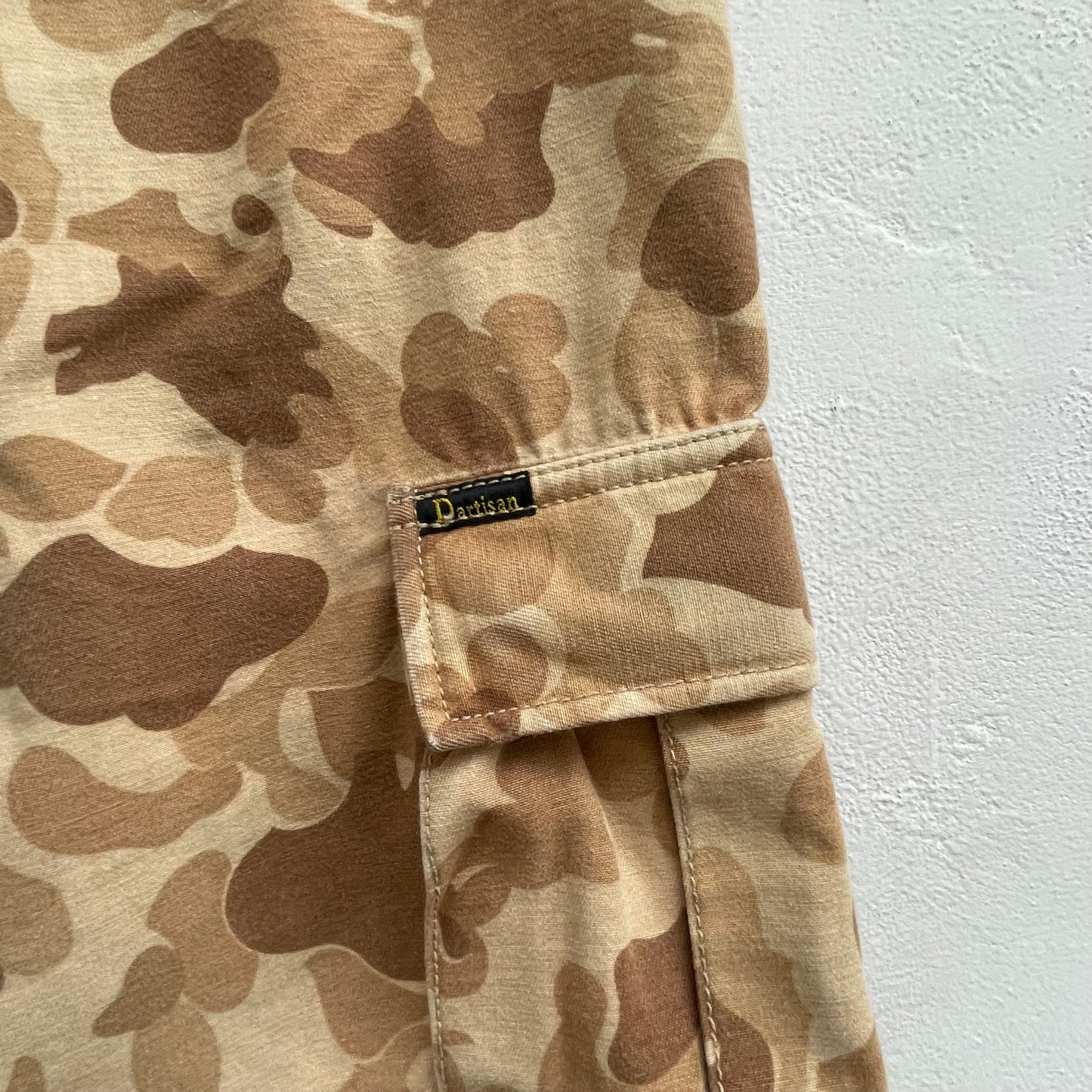 Camouflage Cargo Shorts Brown