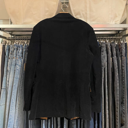 Corduroy Blazer Black Tailored Fit