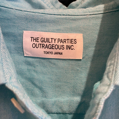 Long-Sleeve Shirt Sky Blue Cotton