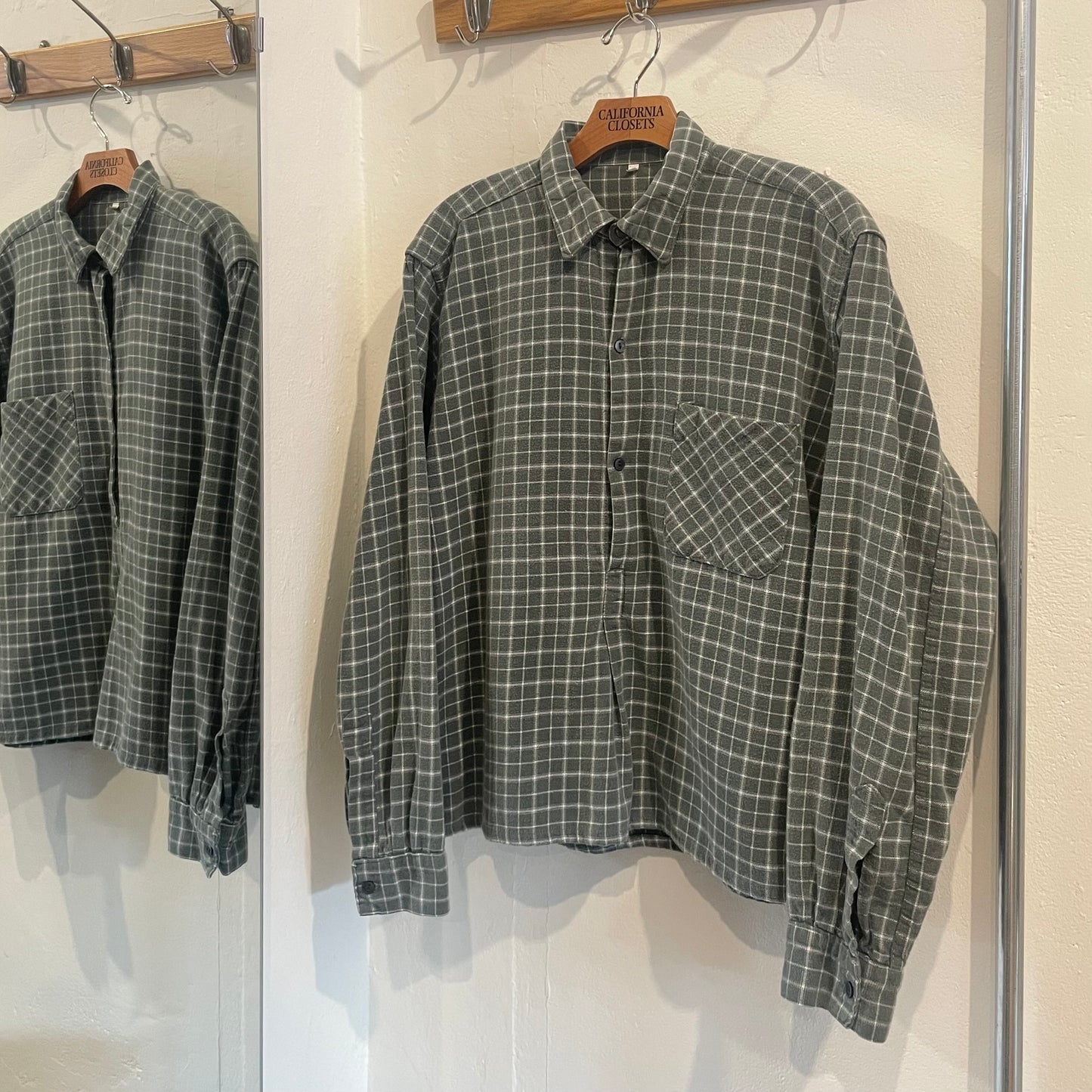 Grandfather Shirt Green Check