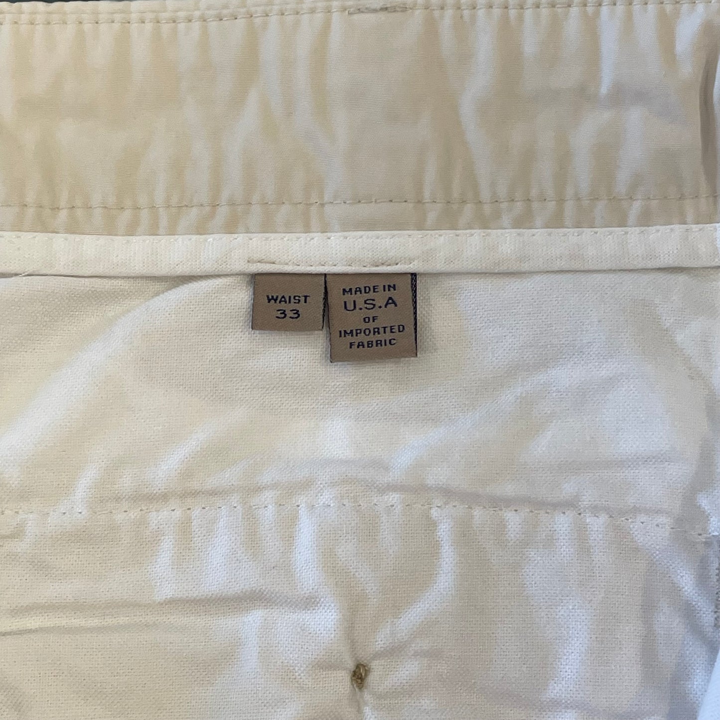 M3 Pants Straight Fit Light Cotton Beige