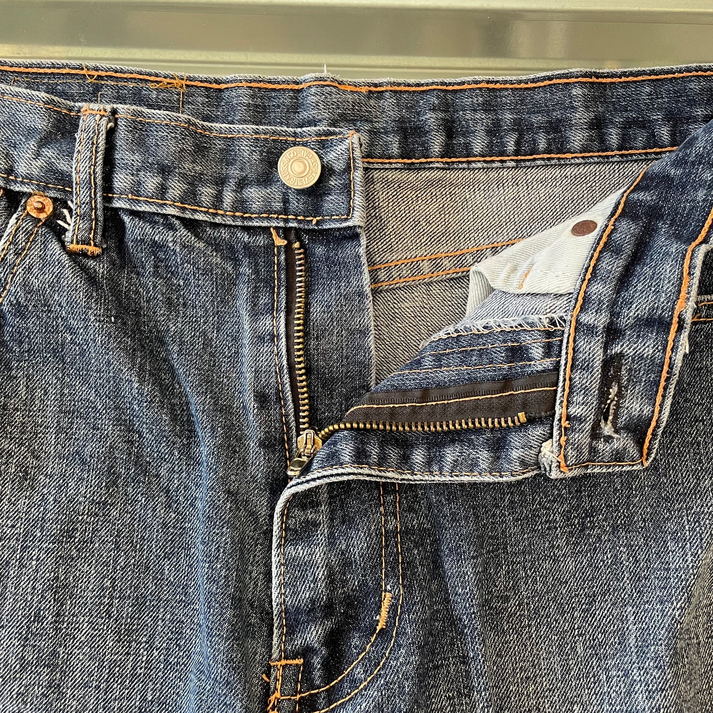 501 Jeans Regular Straight Dark Wash Indigo