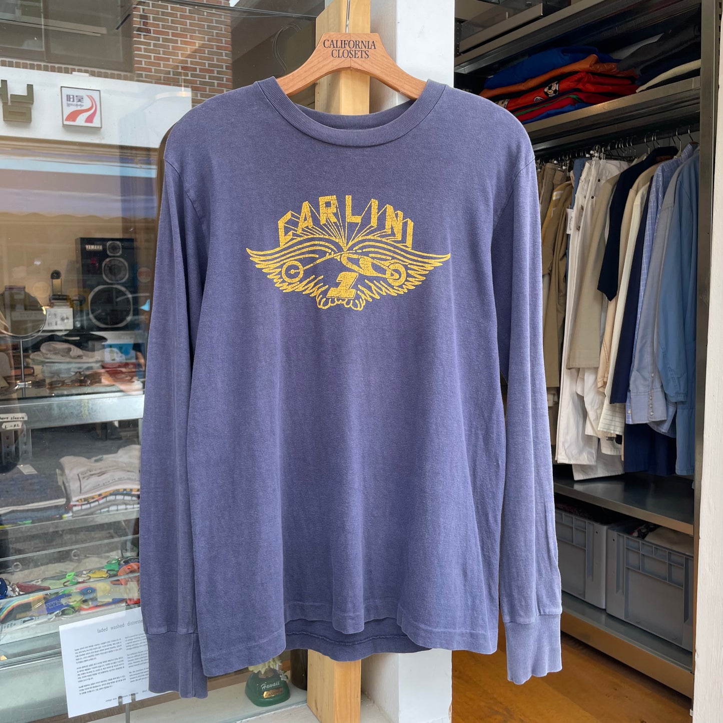 Graphic T-Shirt Long Sleeve Navy
