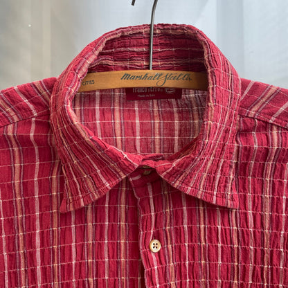 Checked Long Sleeve Shirt Red