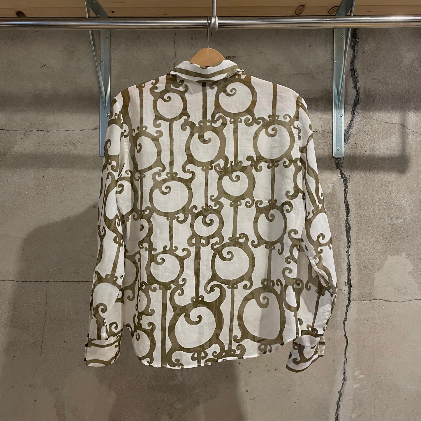 Pattern Blouse Brown