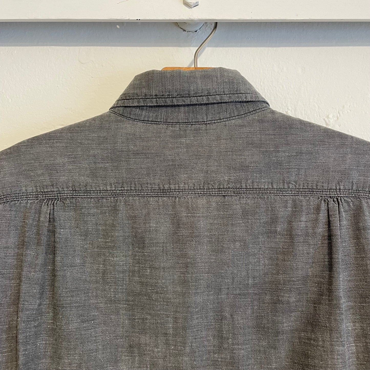 Utility Pocket Chambray Work Shirt Washed