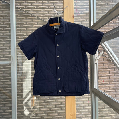 Short Sleeve Quilting Jacket Black