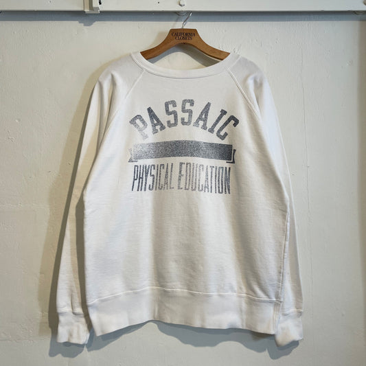 PASSAIC Raglan Crewneck Sweatshirt White