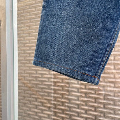 517-0217 Cutoff Denim Shorts Blue