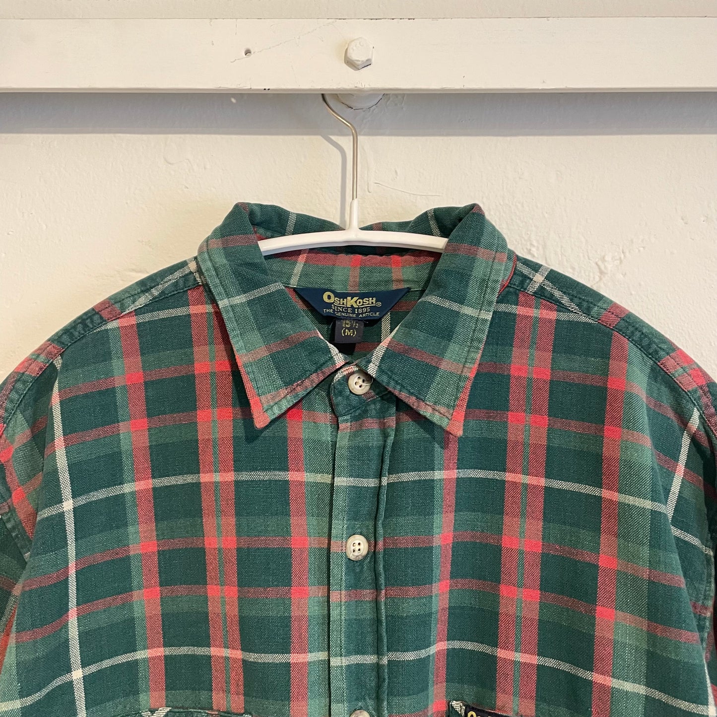 Plaid Shirt Green