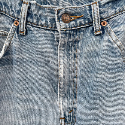 Faded Denim Straight Blue