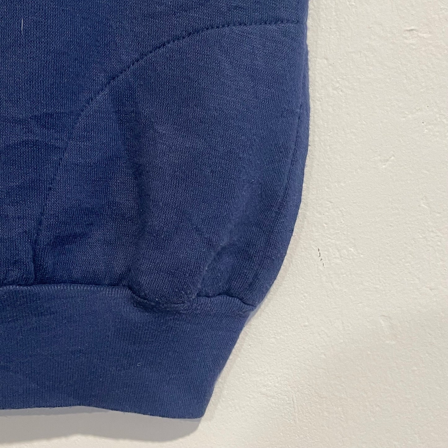 Hooded Vest Sweatshirt Navy